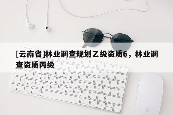 [云南省]林業(yè)調(diào)查規(guī)劃乙級(jí)資質(zhì)6，林業(yè)調(diào)查資質(zhì)丙級(jí)