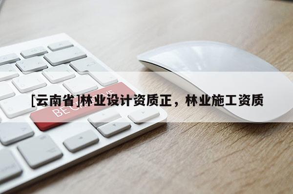 [云南省]林業(yè)設計資質正，林業(yè)施工資質